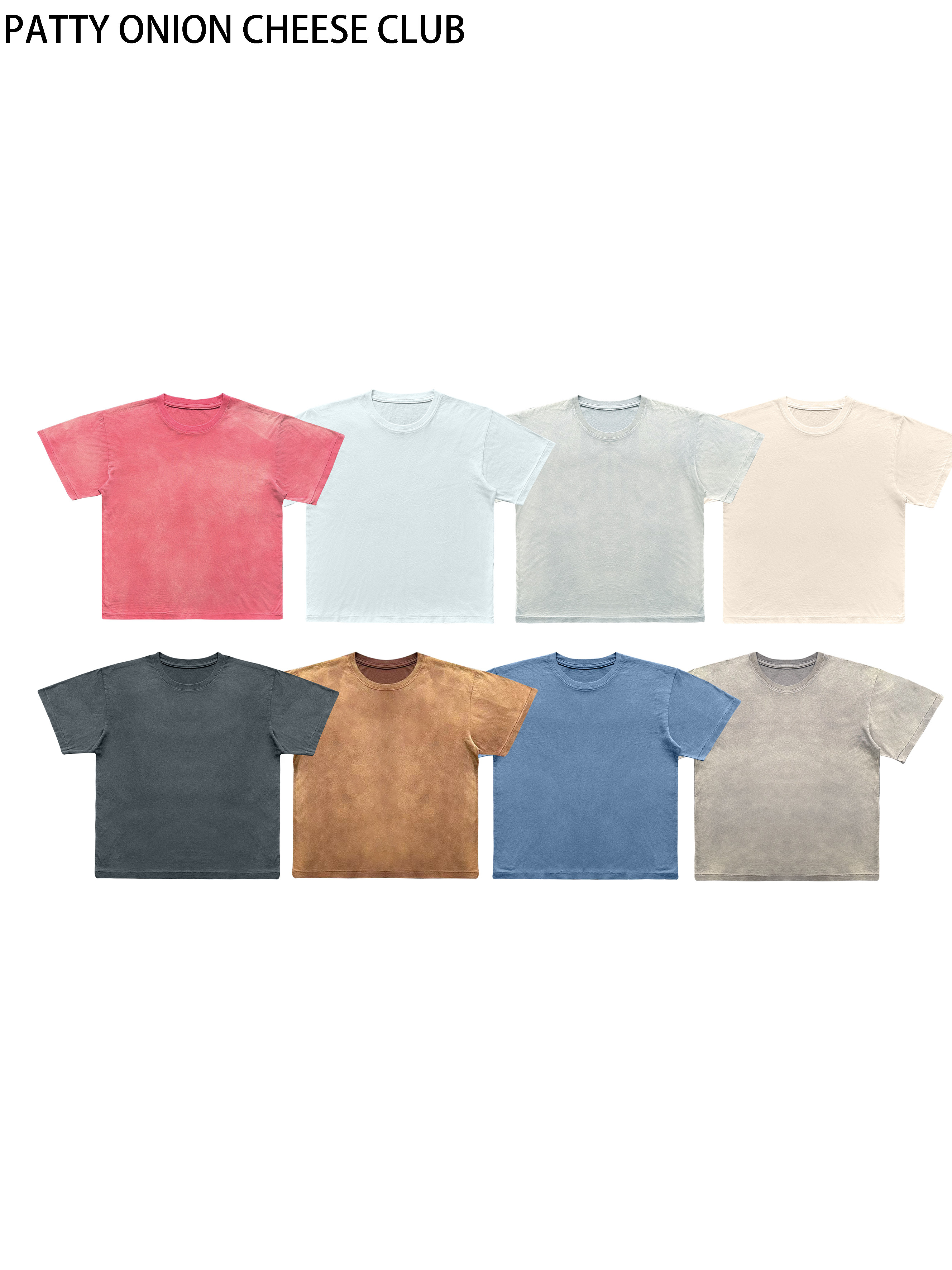 I Have Never Seen the Series of Single-Stitch Washed Short-Sleeve Shirts with a Weight of 110 Grams