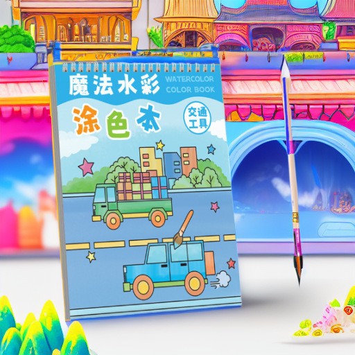 Watercolor Painting Coloring Book Gouache Paint Kidsren's Kindergarten Water Painting Book Color Painting Watercolor Painting Book