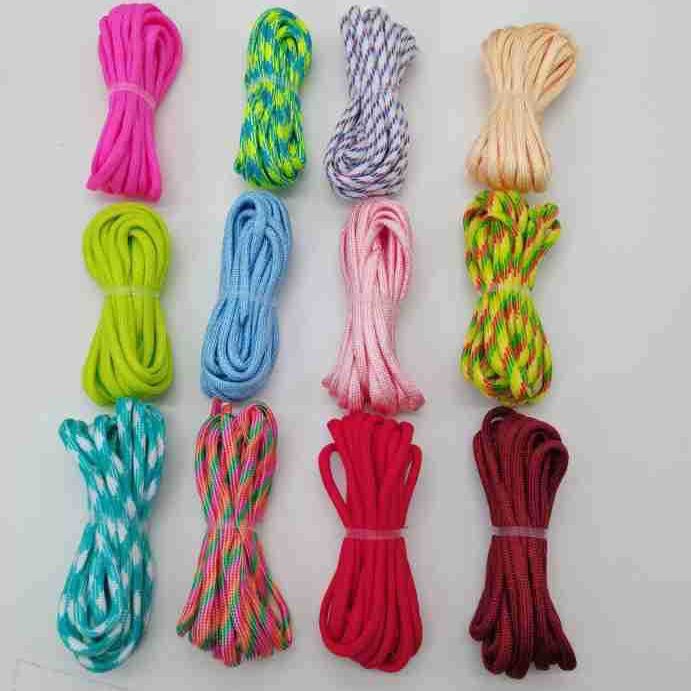 Wholesale Outdoor Clothesline Camping Fixed Binding Wind Rope Tent Rope First Aid 7-Core Paracord 3.5m Core Rope
