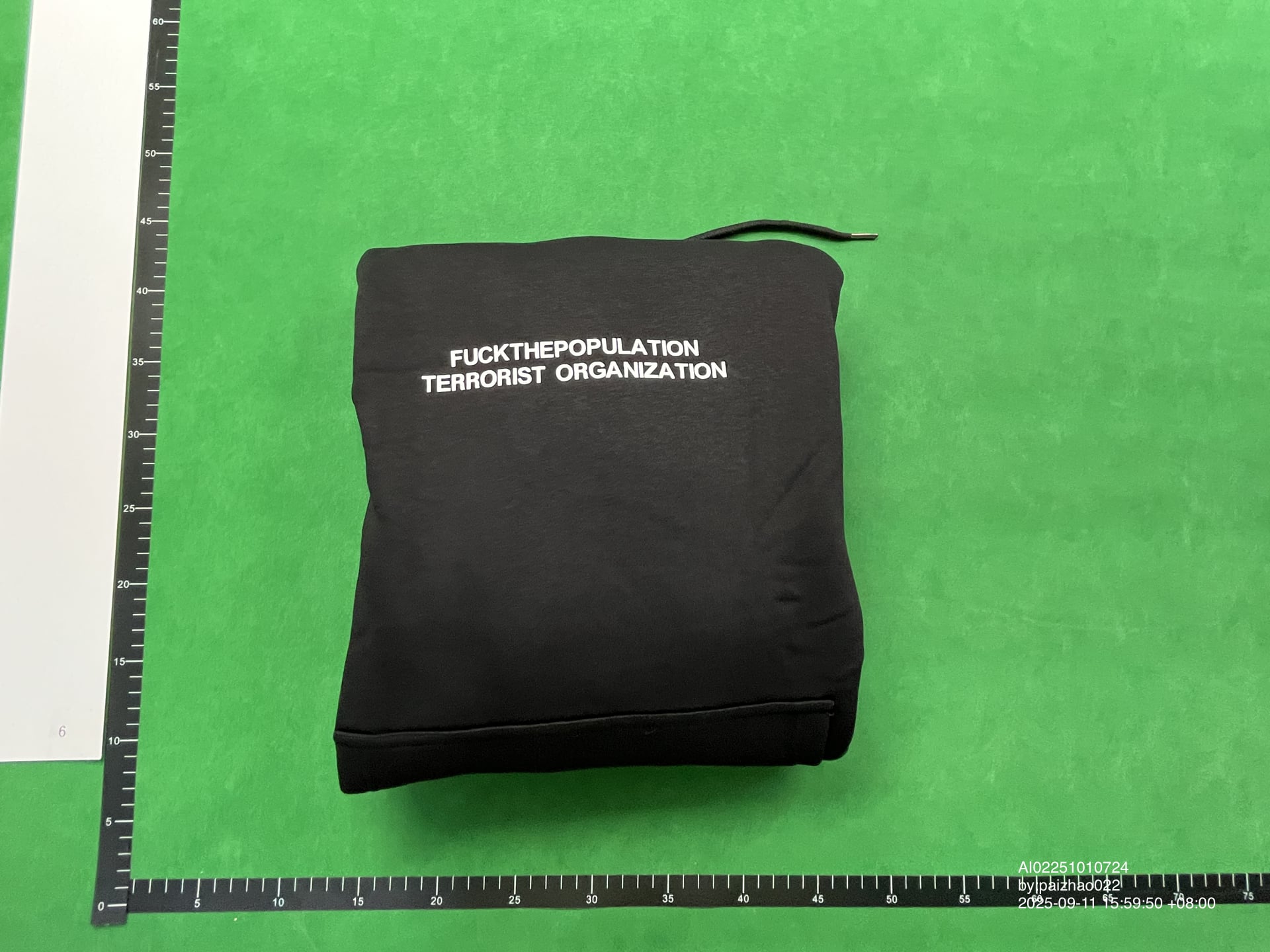 Ftp Fu*K the Population European and American Street Rap Rapper Hooded Sweatshirt QC