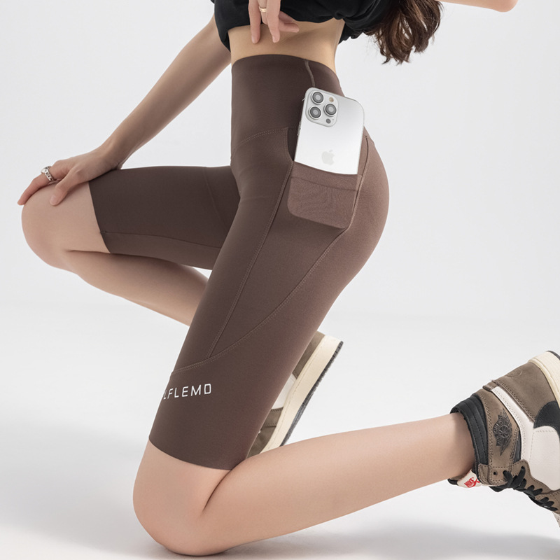 [Low Price Clearance] Five Points Shark Pants Women's Leggings Outer Wear High Waist Hip Tight Slim Yoga Barbie Pants