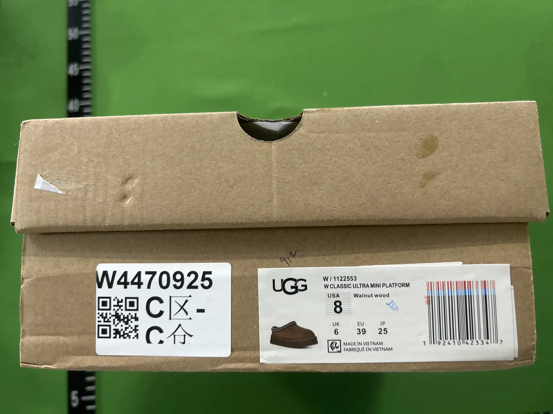 UGG W CLASSIC ULTRA MINI PLATFORM Walnut wood