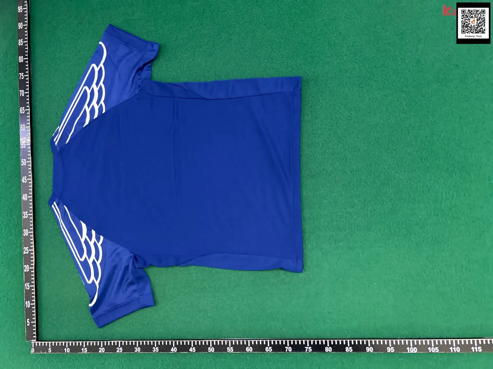 Royal Blue Jersey with White Wing Design
