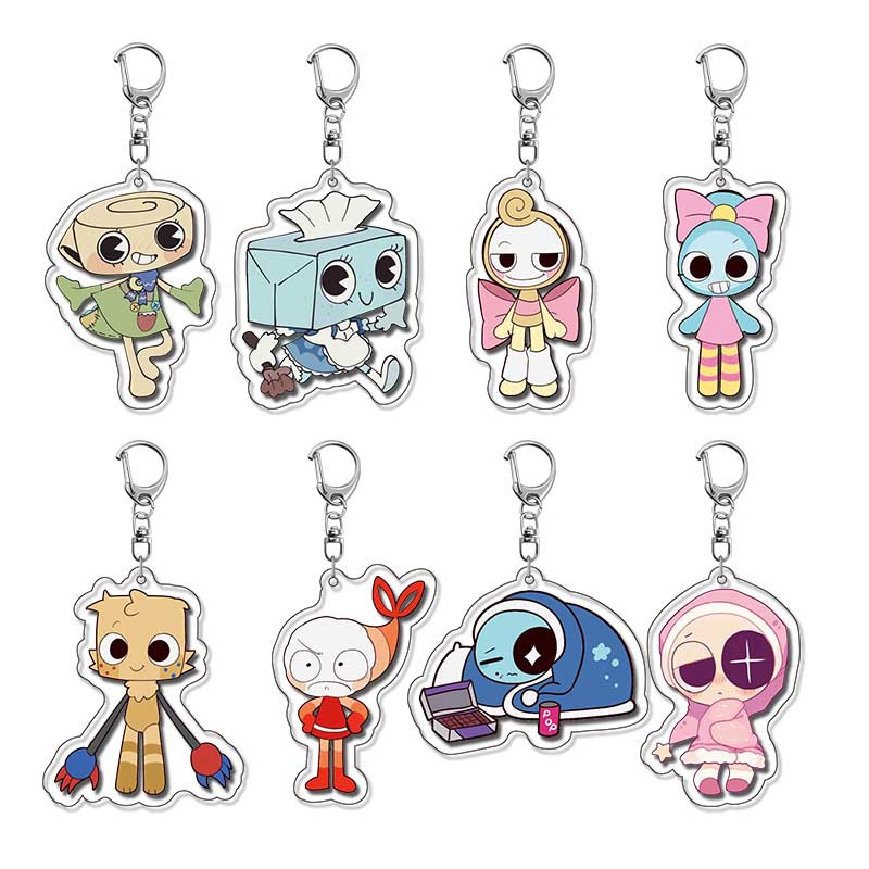 Dandy's World Acrylic Keychain DIY Cute Pendant Gift