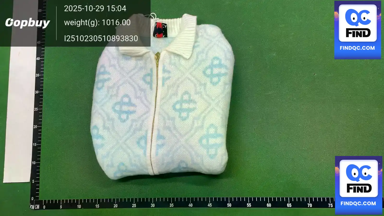 CASABLANCA letter grid color blocked knitted sweater cardigan jacket