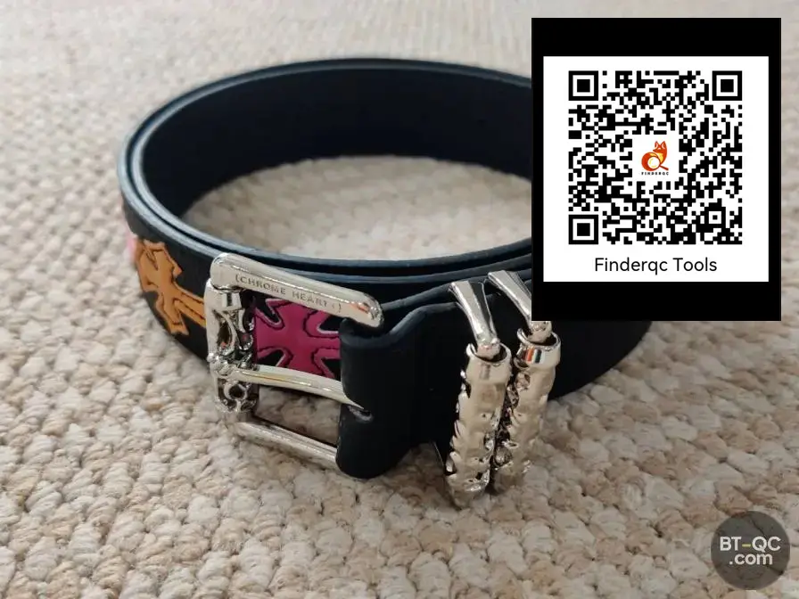 Chrome Hearts Unisex Leather Belt with Pin Buckle