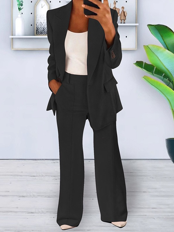 2025 Cross-Border Spring and Summer New European and American Fashion Lapel Slim Cardigan Elegant Suit Jacket Women's Suit Suit
