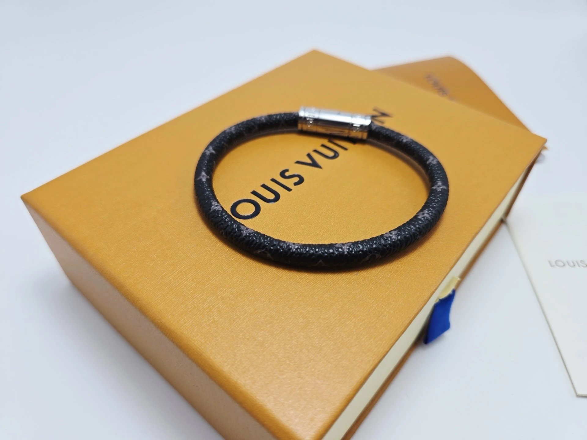 L&V Leather Bracelet with Box