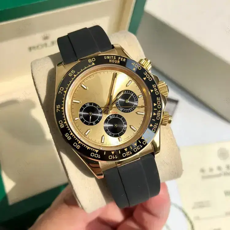 Rolex Daytona Gold Automatic Mechanical Watch
