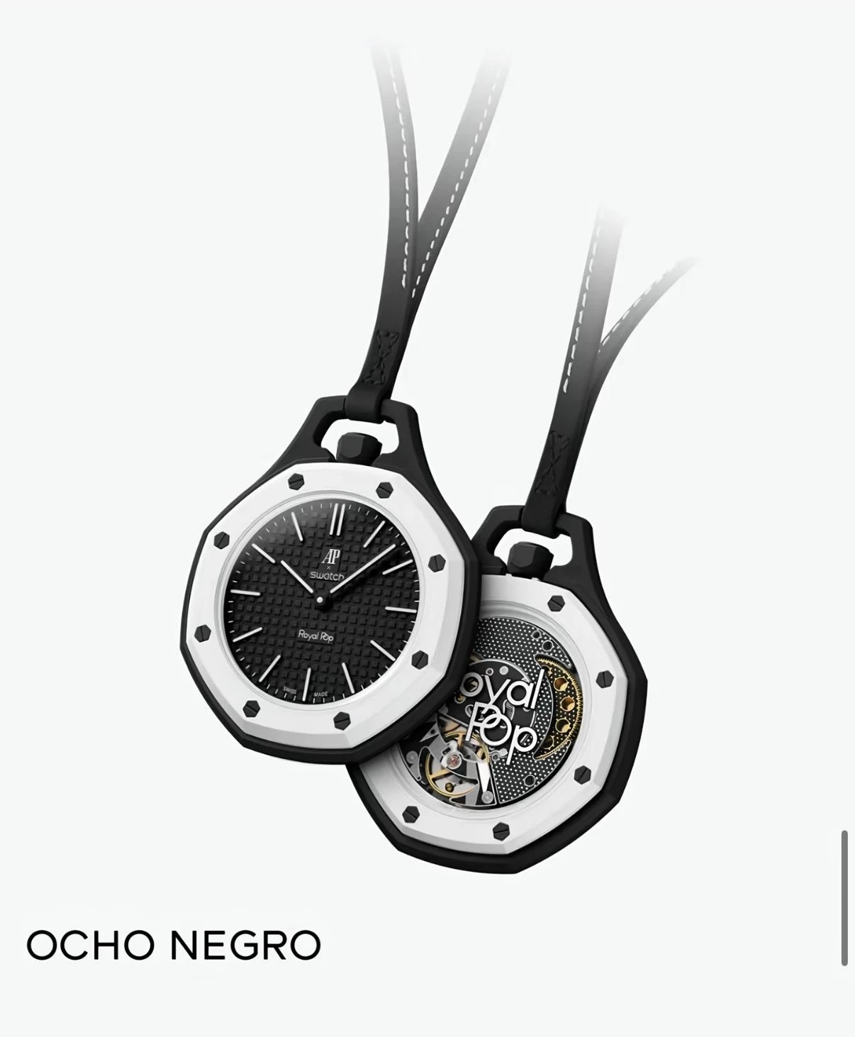 Swatch x Audemars Piguet Royal Oak Pop OCHO NEGRO