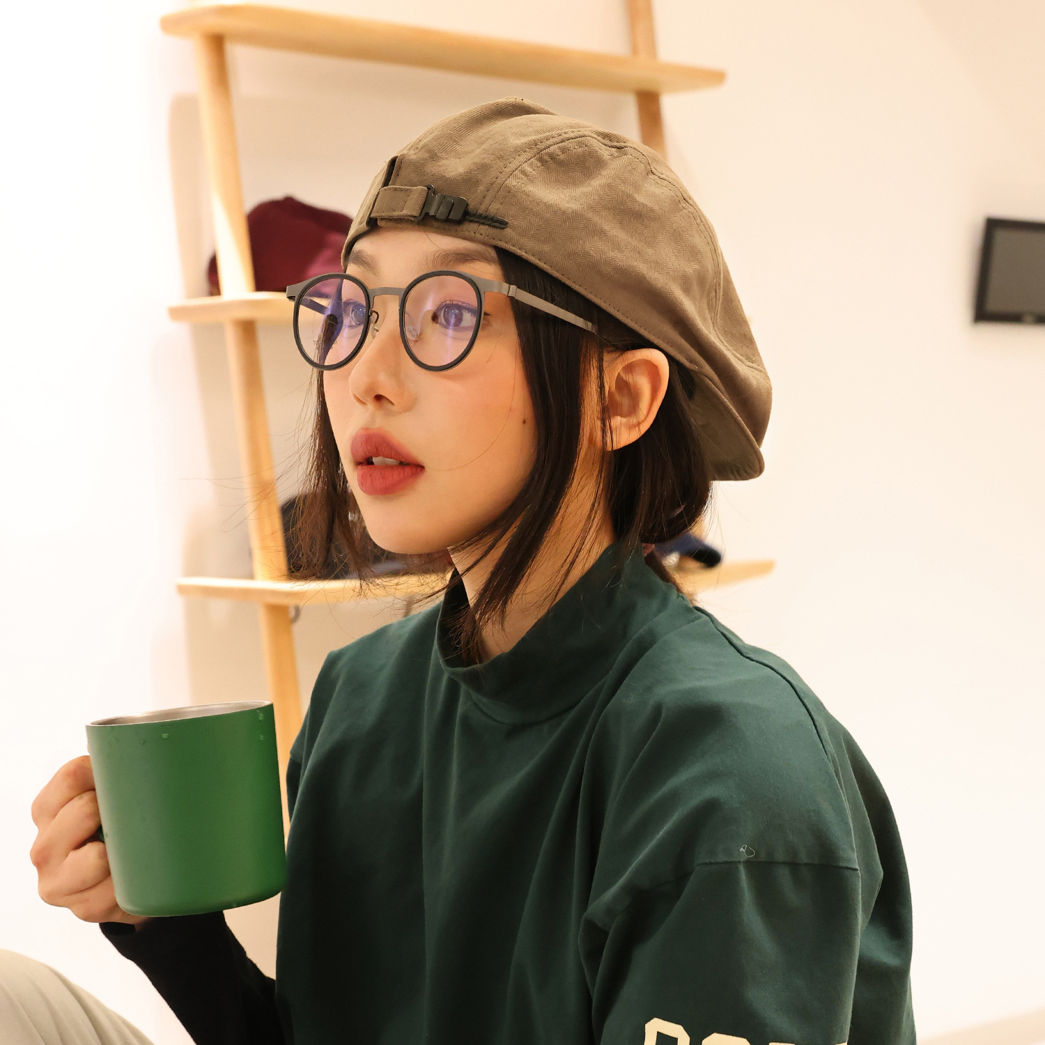 2024 New Arrival Anti-forward Cap Women's Summer Retro Beret Men's Korean Style Newsboy Hat Spring Women's Fashion