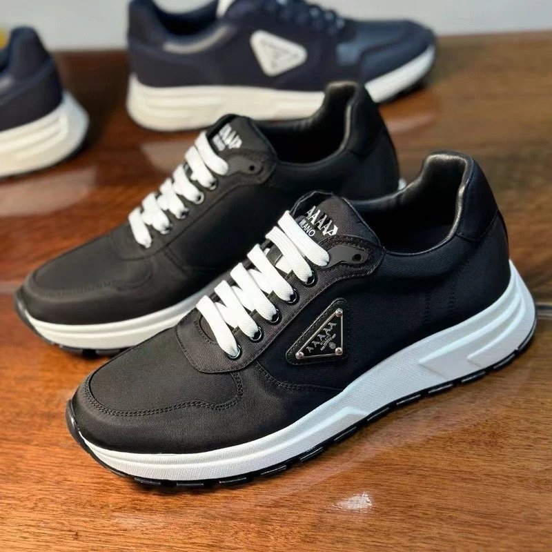 P Sneakers Platform Shoes Serrated Bottom Shoes Genuine