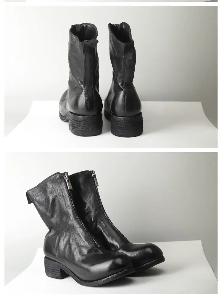 Guidi Jxm Pl1 Men's Boots Pl2 Washed Riding Leather Boots Men's Shoes Autumn and Winter Boots Men's Short Boots Women