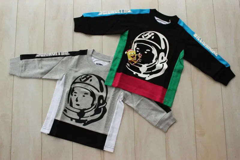 Skool Fashion BBC Street Hiphop Trendy Kids Astronaut Logo Aerospace Patchwork T-shirt Fei Dong Nigo