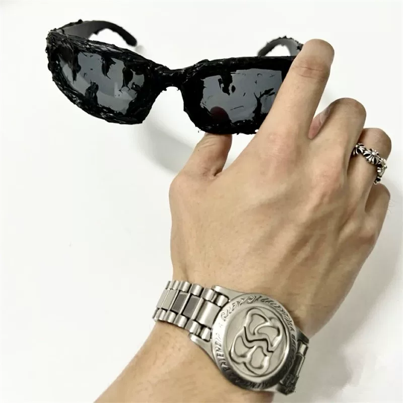 Endless Abyss independent classic no pointer watch bracelet retro frosted logo strap bracelet