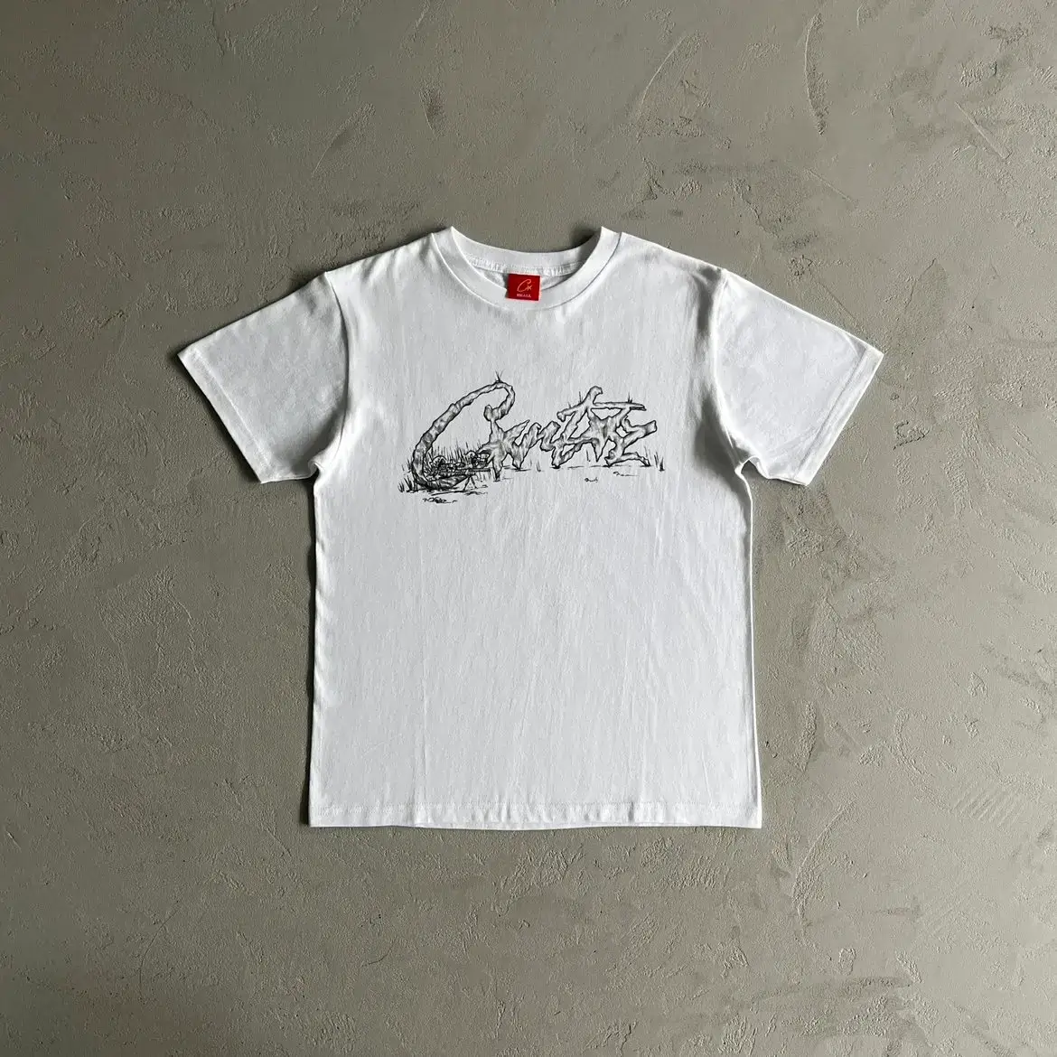 White T-shirt with graphic print
