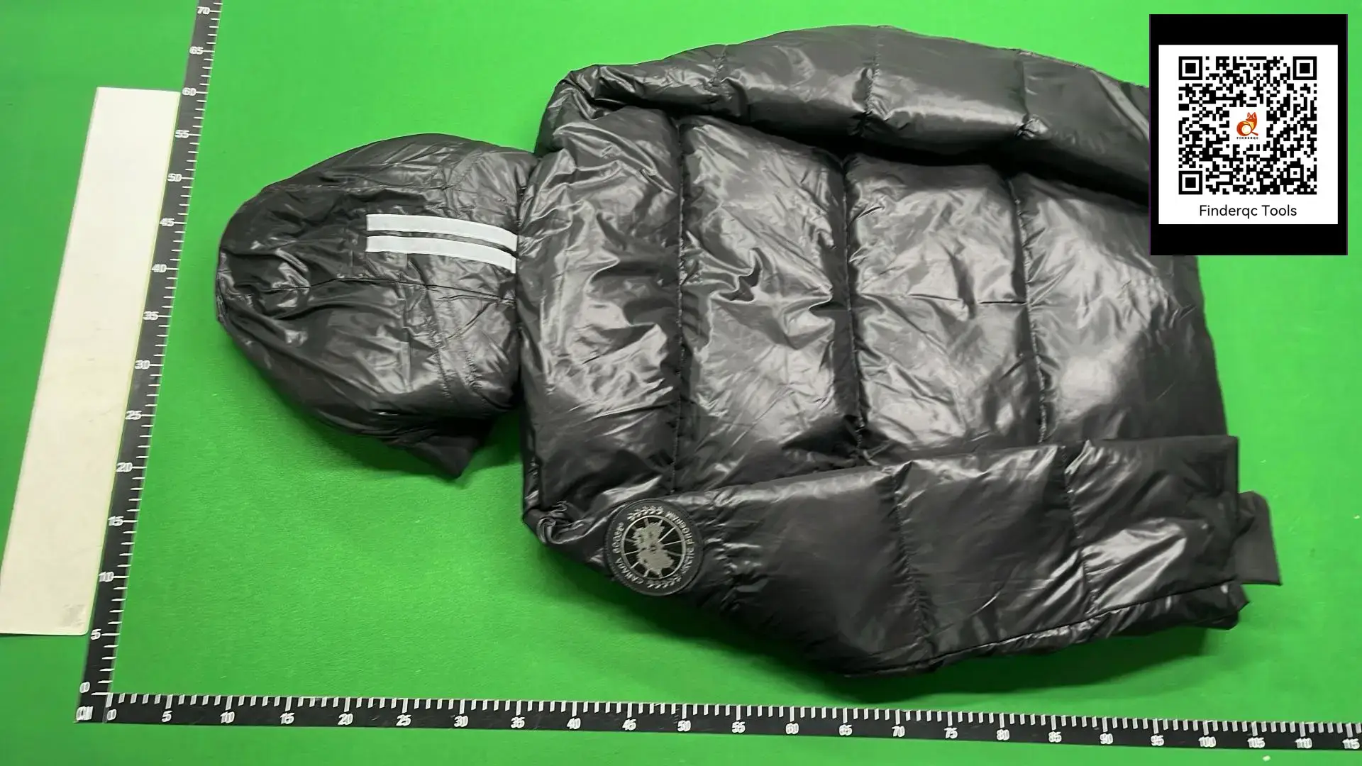 Men palm Moose Canada Down Jacket Black Logo Goose Puff Down Jacket