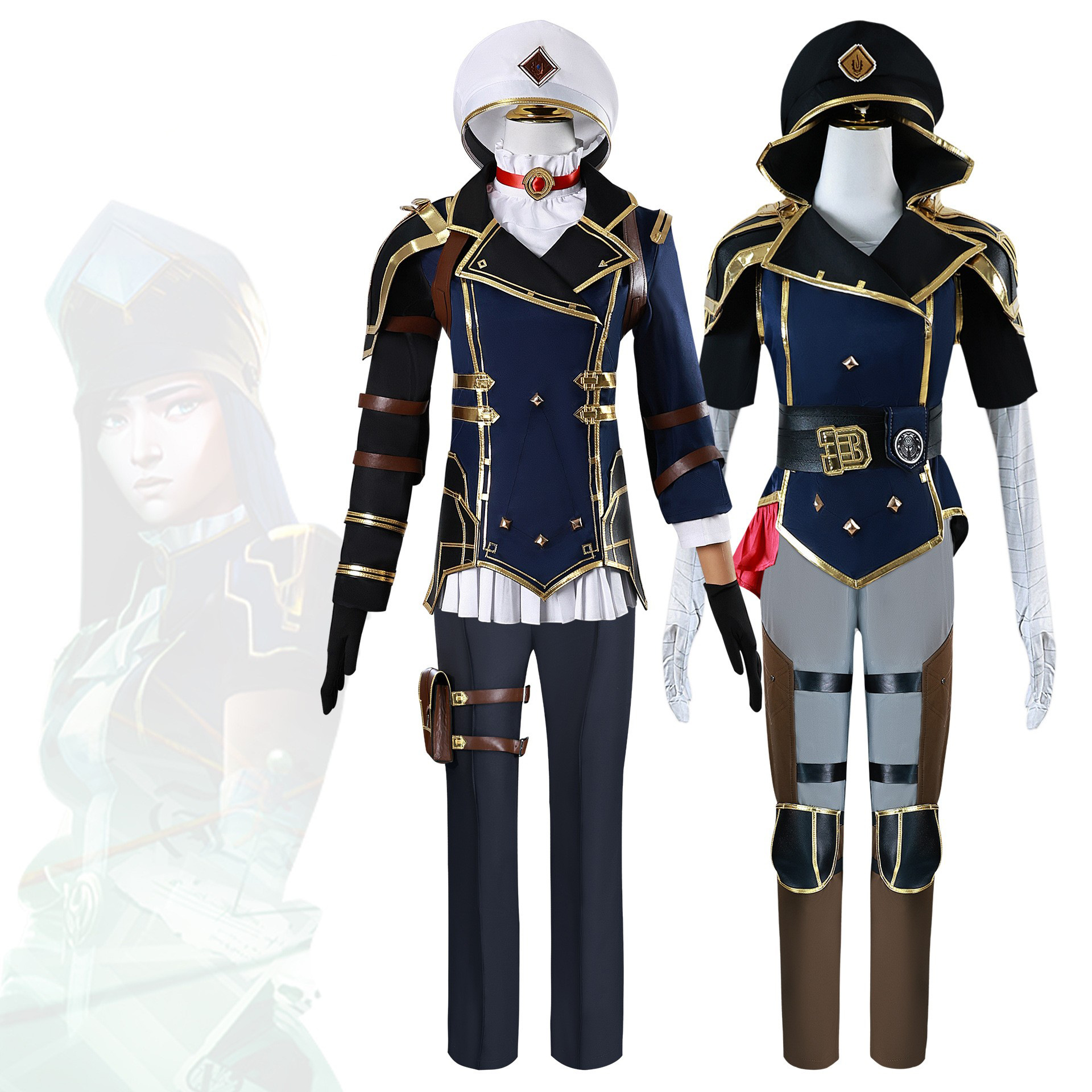 North Water Trade Caitlin cos Suit League of Legends Twin Cities Battle Wei cosplay Policewoman Caitlin cos Suit