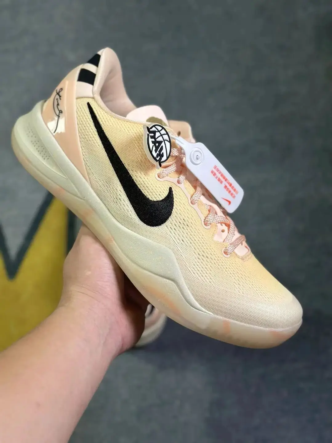 wkb Kobe 8 EYBL Academy "Peach" 蜜桃粉 精英限定