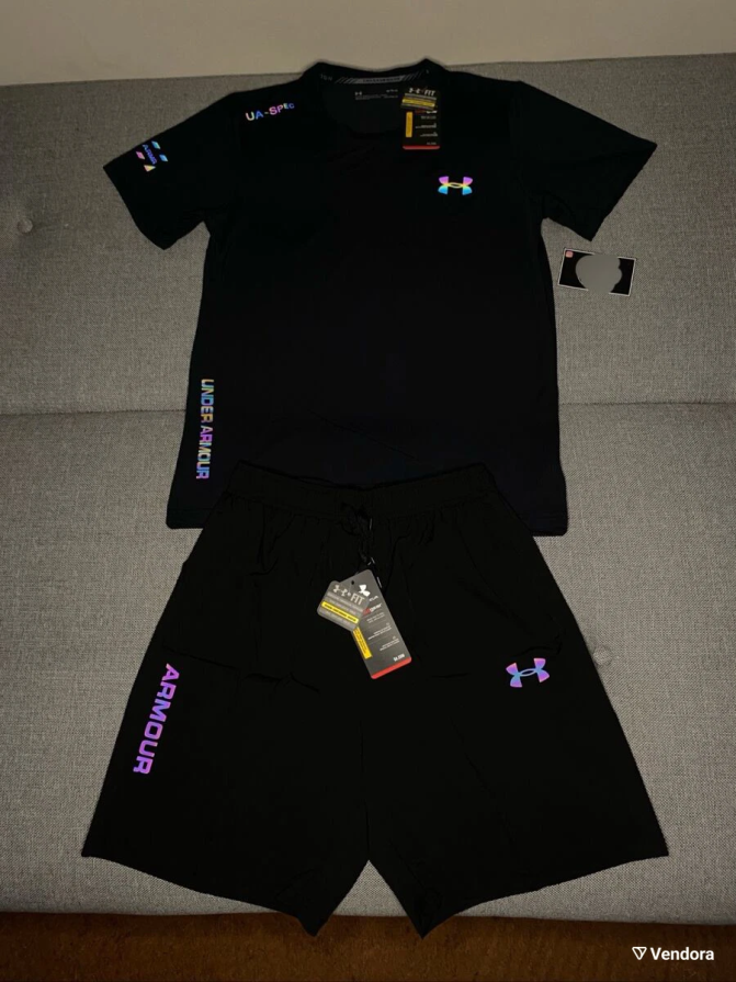 Under Armour Heatgear T-shirt and Shorts Set
