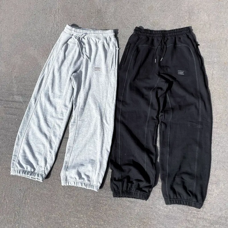 Cross border European and American fashion brand embroidered sweatpants y2k retro design sense street casual pants loose and versatile sports pants trendy