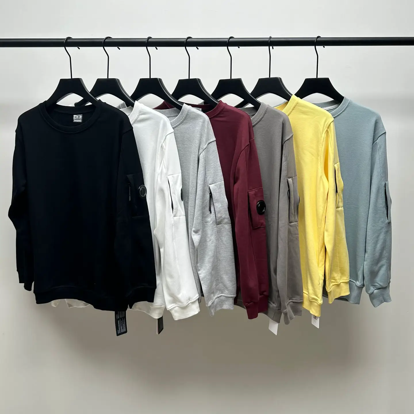 Foreign Trade Autumn and Winter New Trendy Brand Unisex Couple Style Cp Glasses Round Lens Pullover Casual Sweatshirt