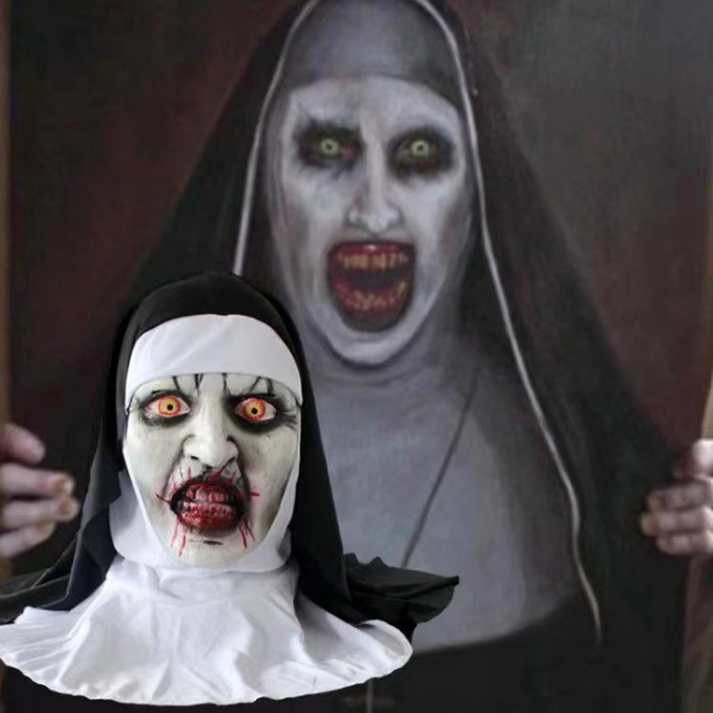 Clearance specials Halloween horror headgear whole scary bar haunted house props mask latex biochemical rotten mask