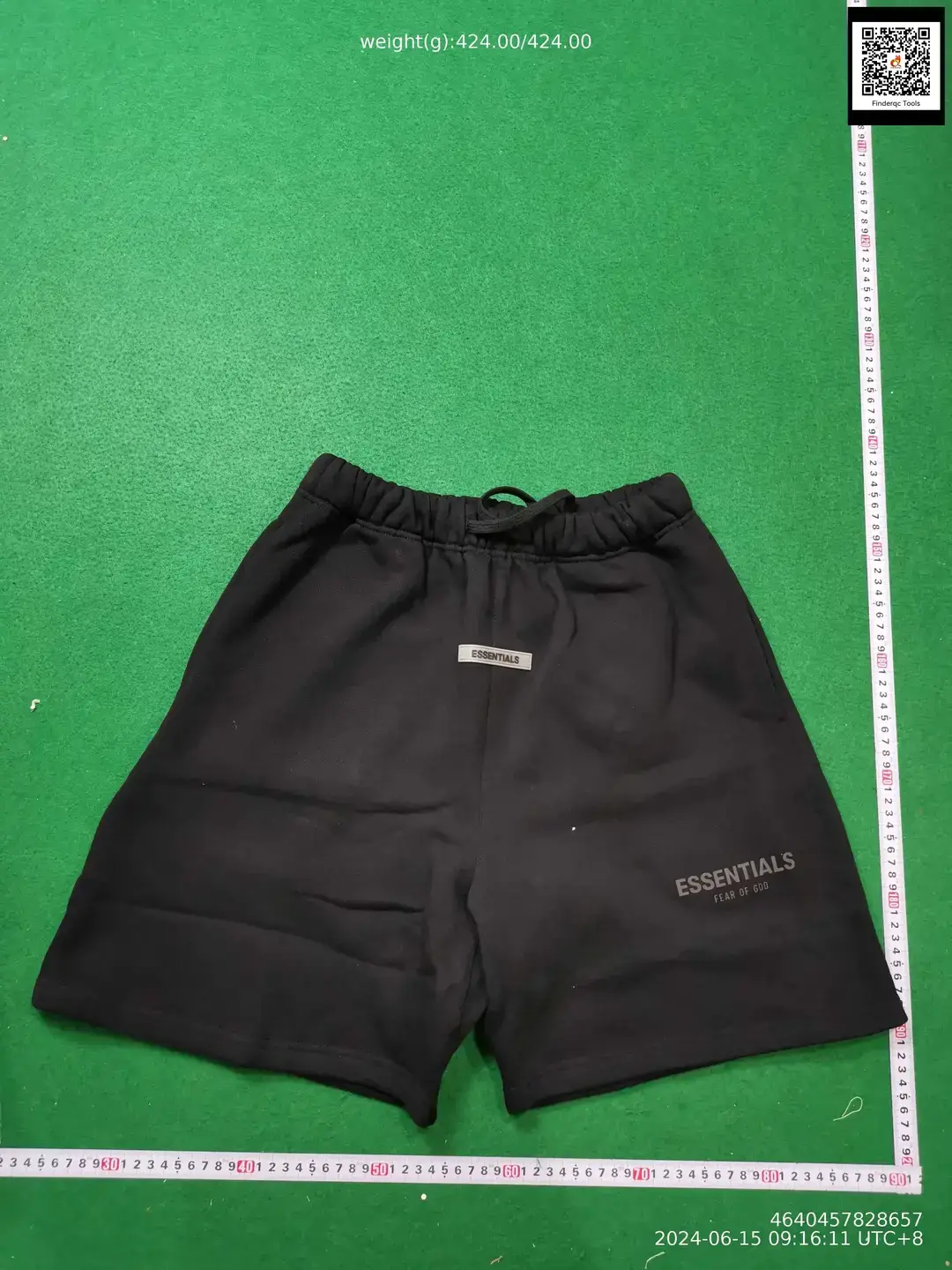 FEAR OF GOD double line FOG reflective shorts men's and women's essential drawstring pants Hip Hop High Street