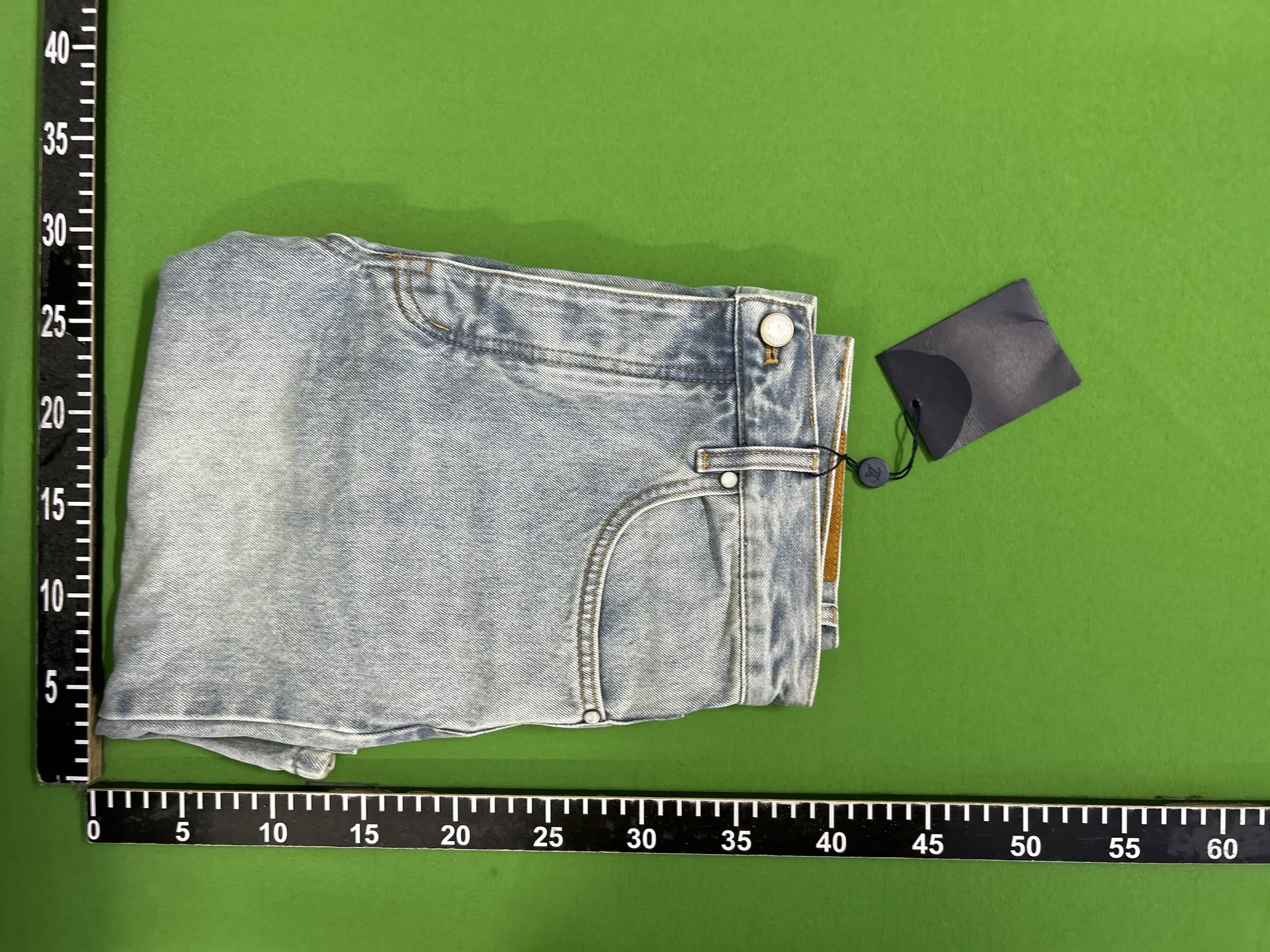 Louis Vuitton Denim Shorts Light Blue