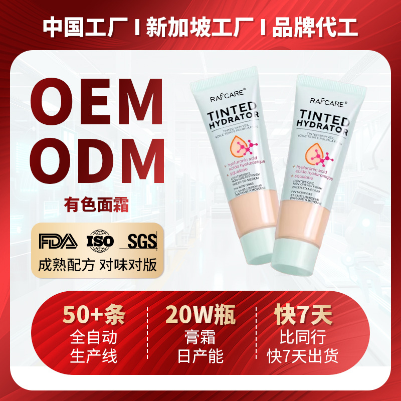Customized Tinted Face Cream, Makeup Primer, Concealer, Liquid Foundation, Moisturizing Pore-Minimizing Primer, Isolation Cream Oem