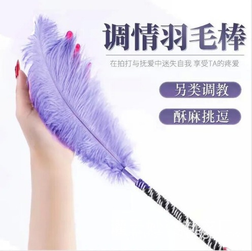 Sansheng Yin Fun Maomao Stick Tickle Sexy sm Tease Feather Stick Fun Whip Bed Love Tool