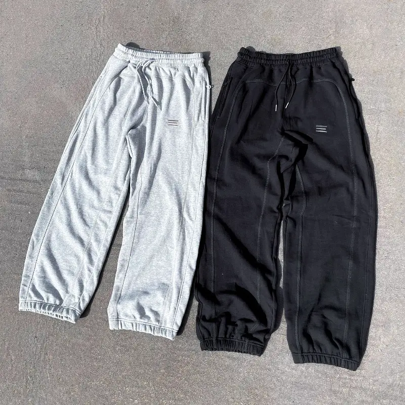 Cross-Border Y2K Patchwork Printed Sweatpants Unisex Kroen Retro Casual Street Loose Casual Drawstring Joggers Trendy
