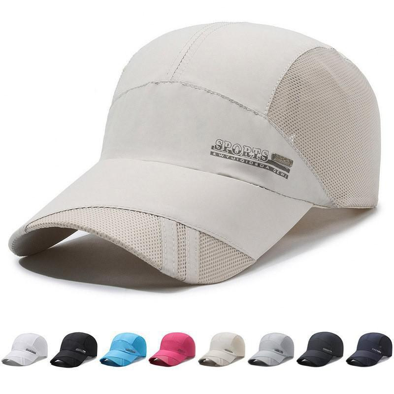 Spring and Summer Peaked Caps for Men and Women, Quick-Drying Breathable Outdoor Fishing Sun Protection Breathable Lightweight Baseball Caps