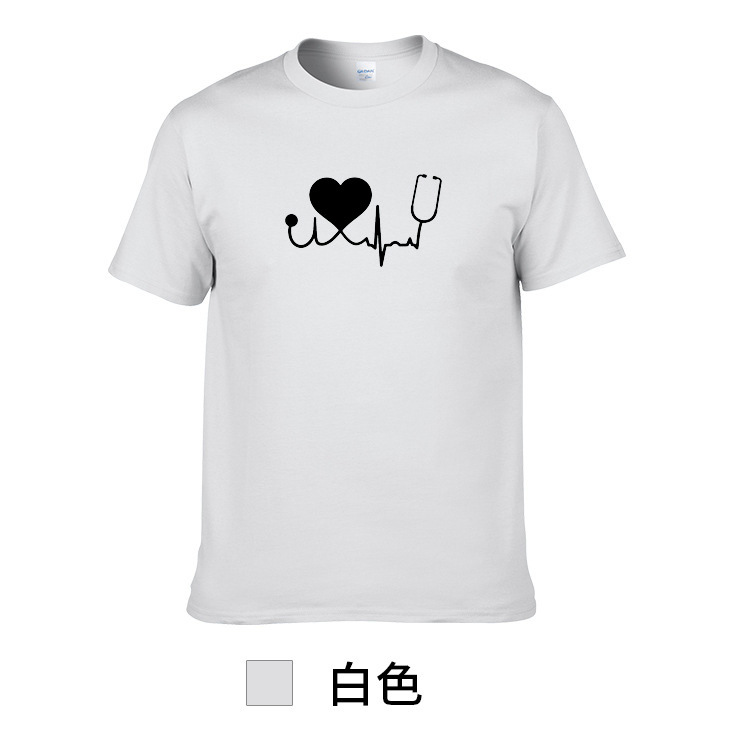 Amazon wish music symbol printing T-shirt black men's T-shirt large size graphic T-shirt for men and women