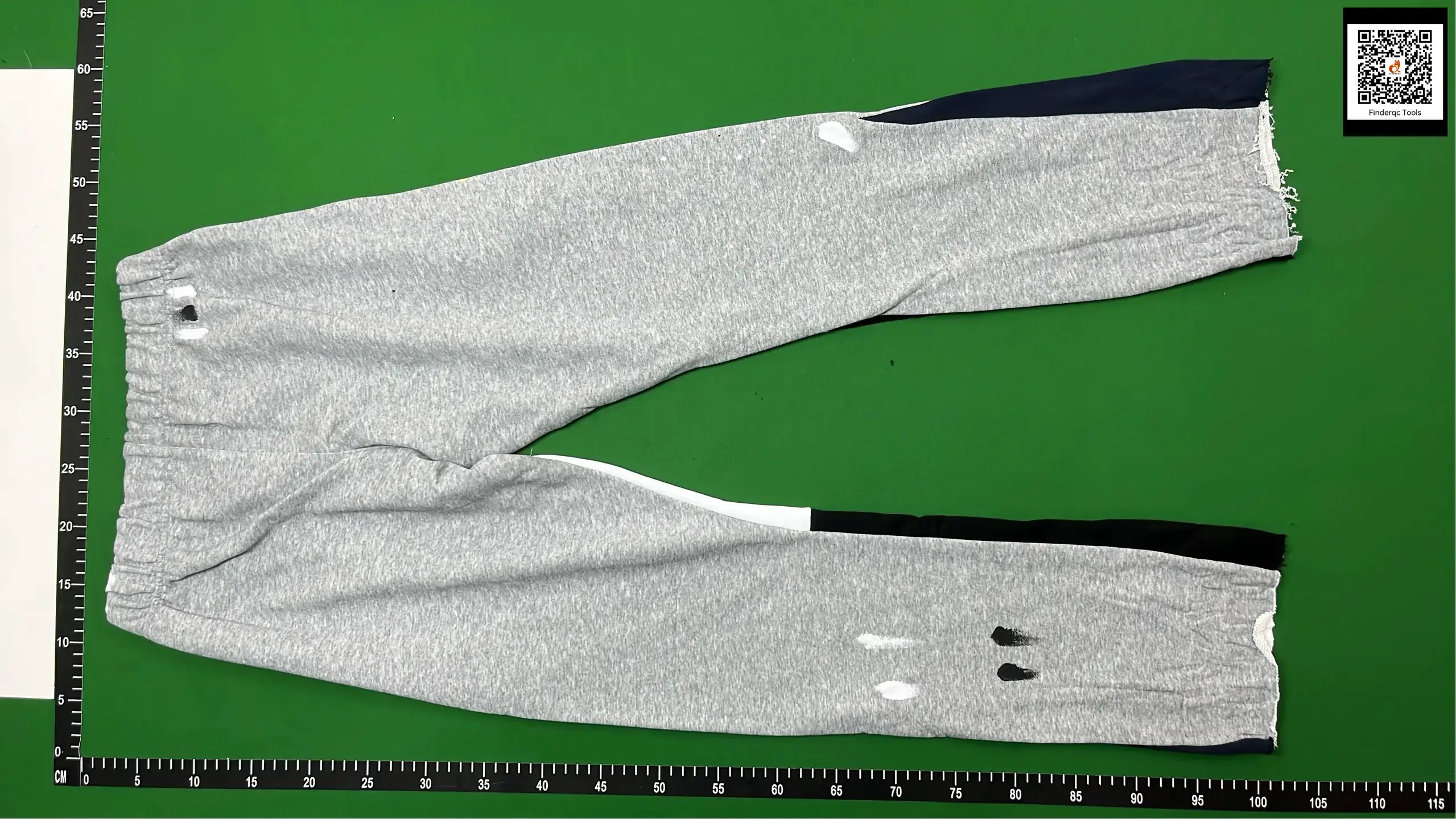 High version gallery dept American splash-ink printing stitching micro horn casual long pants high street sweatpants men