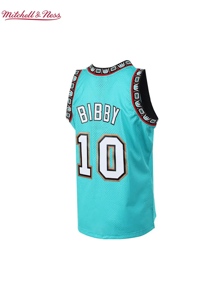 Mitchell&Ness Nba Official Grizzlies/Bibby Retro Jersey 98-99 Season Sw Jersey Sports Men