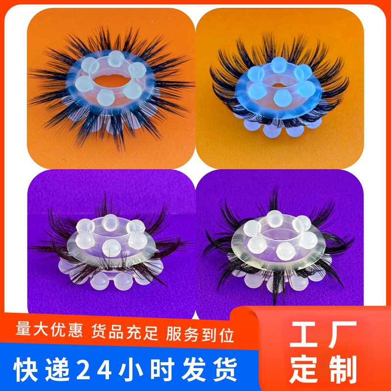 Source Factory New Single-Layer Sun Hair Silicone Sheep Eye Ring Elastic Horse Hair Ring for Men and Women Drop Shipping Wholesale