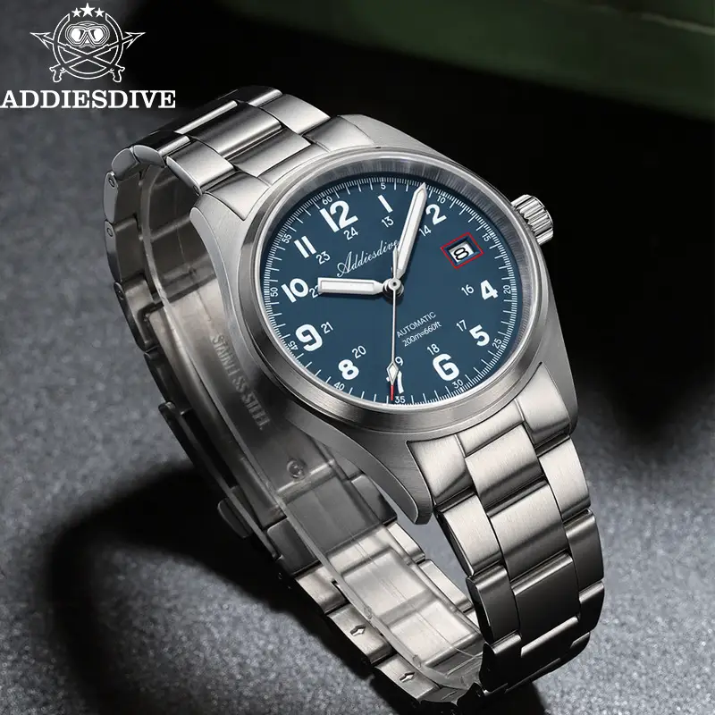 Luxury Fashion Business Fully Automatic Mechanical Watch Import Movement Luminous Sapphire Mirror Classic Retro Watch