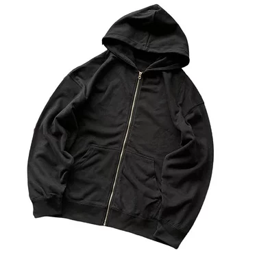 Left Ω Sanskrit Cross, Sanskrit Script on the Back and Bottom, Two-Color Zip-Up Hoodie 77022723 Foto QC de TAOBAO na Qualit.ly