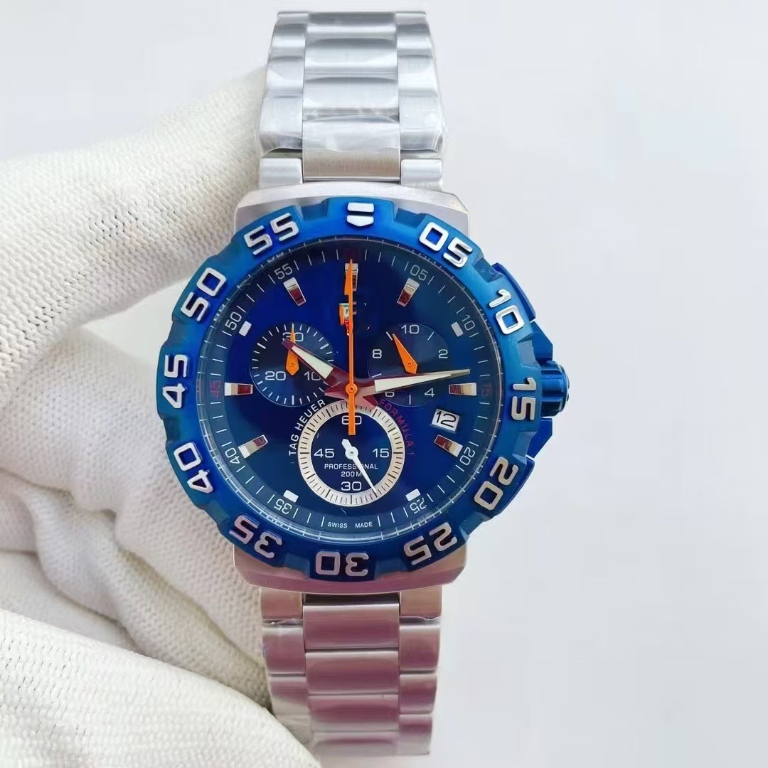 Foreign Trade Hot Model 2025 New Classic Brand Ha&Jia Vk Quartz Watch Men's Watch Manufacturer Wholesale 44mm