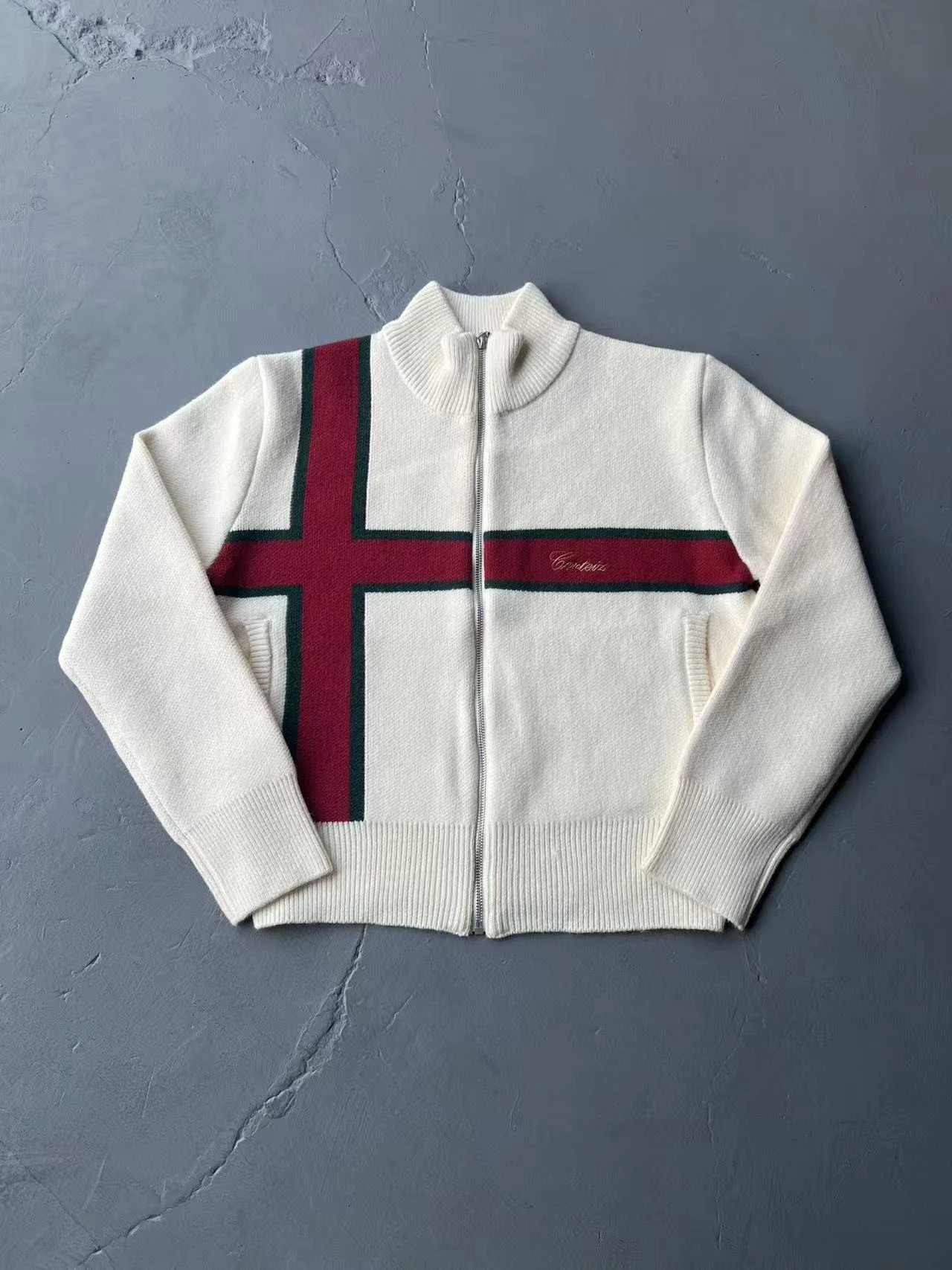 Cortoia zip-up cardigan