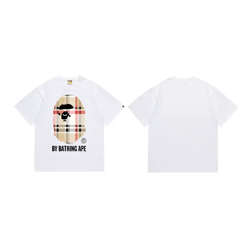 2024 Summer New Ape Head Japanese Style Trendy Brand Youth Loose Casual Versatile Cotton Short-Sleeve T-Shirt Stylish