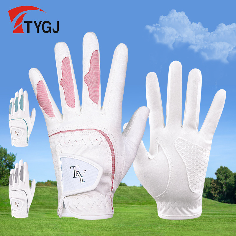 Golf gloves women's ultra-fiber gloves non-slip wear-resistant breathable golf gloves left and right hands