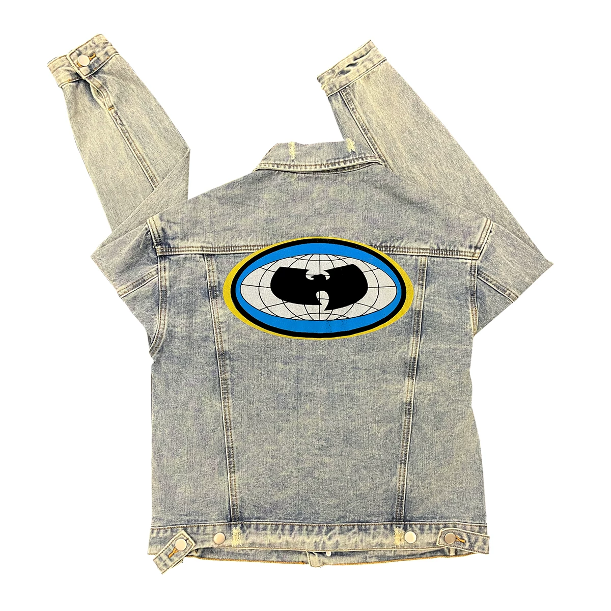 Hand to heart love creates Wudang gang hip-hop group wu dang rap cowboy jacket shirt