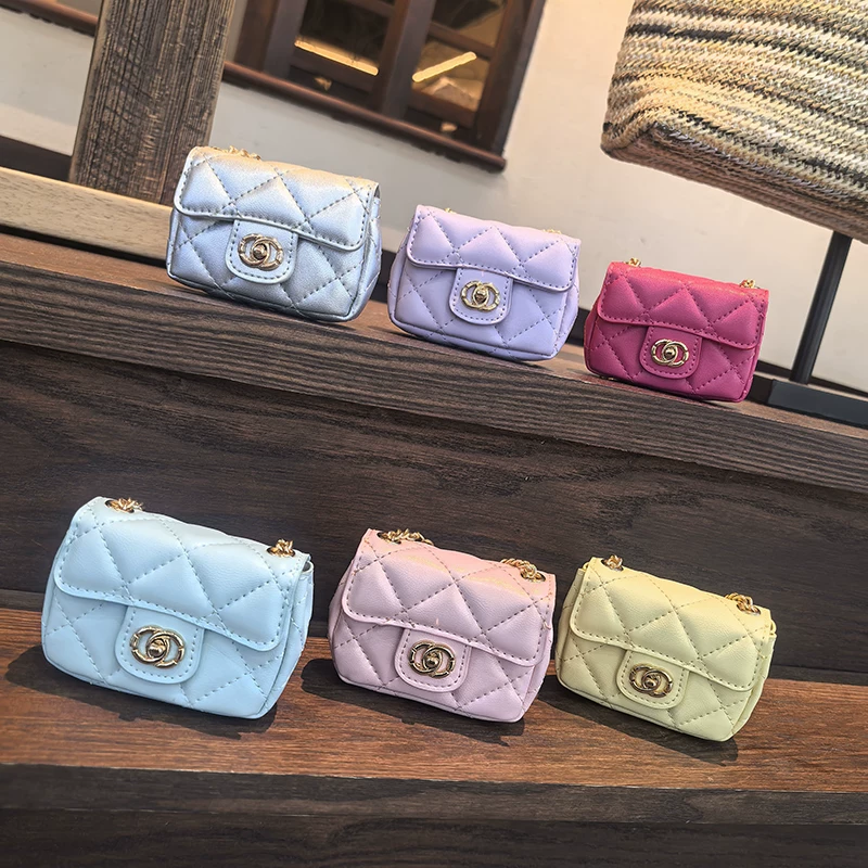 Xiangxiang Cf Square Mini Bag Pendant Chain Bag Earphone Storage Bag Single Shoulder Crossbody Cute Square Bag for Women Foto QC de TAOBAO na Qualit.ly