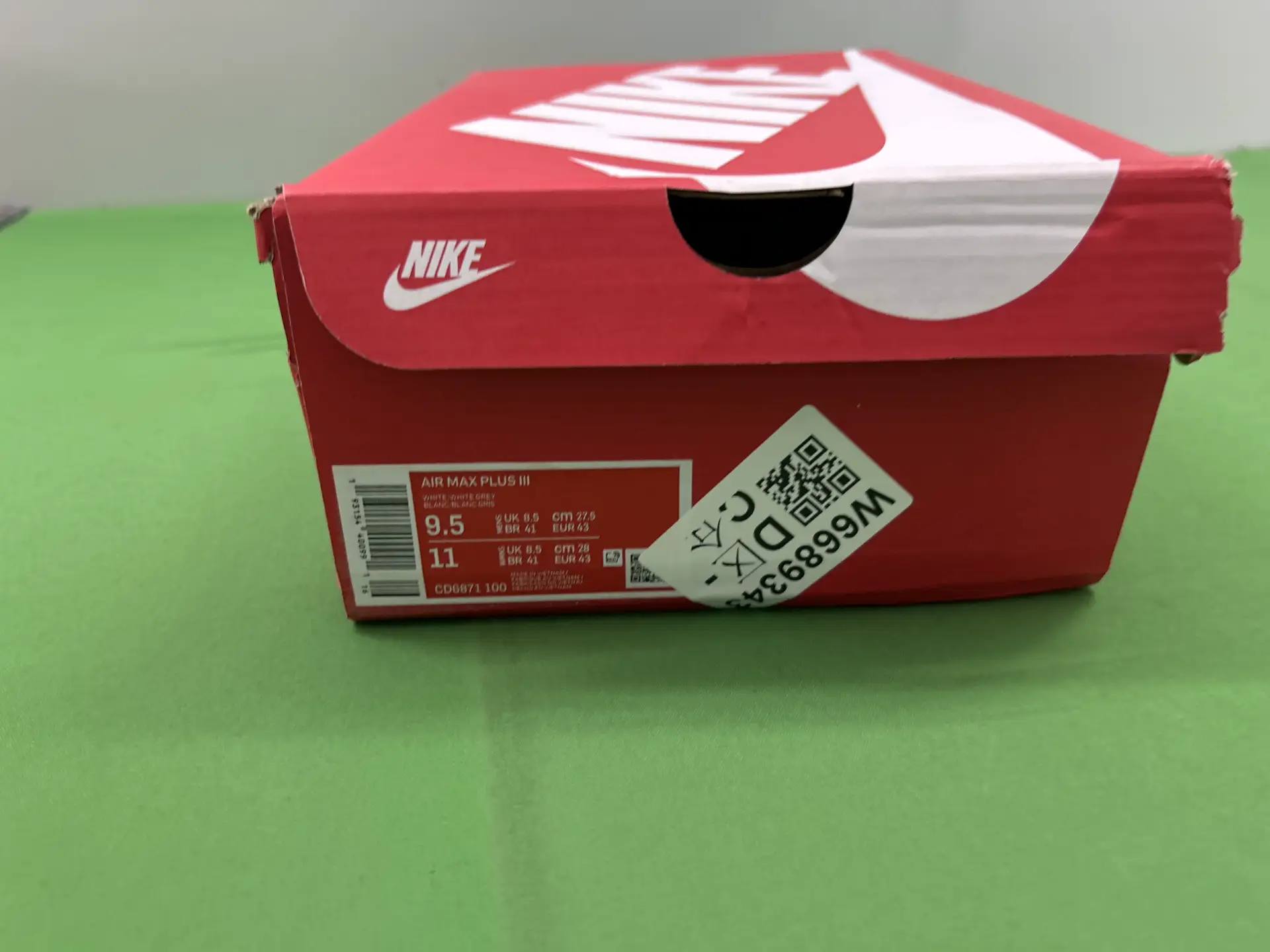 Nike Air Max Plus III White White Grey