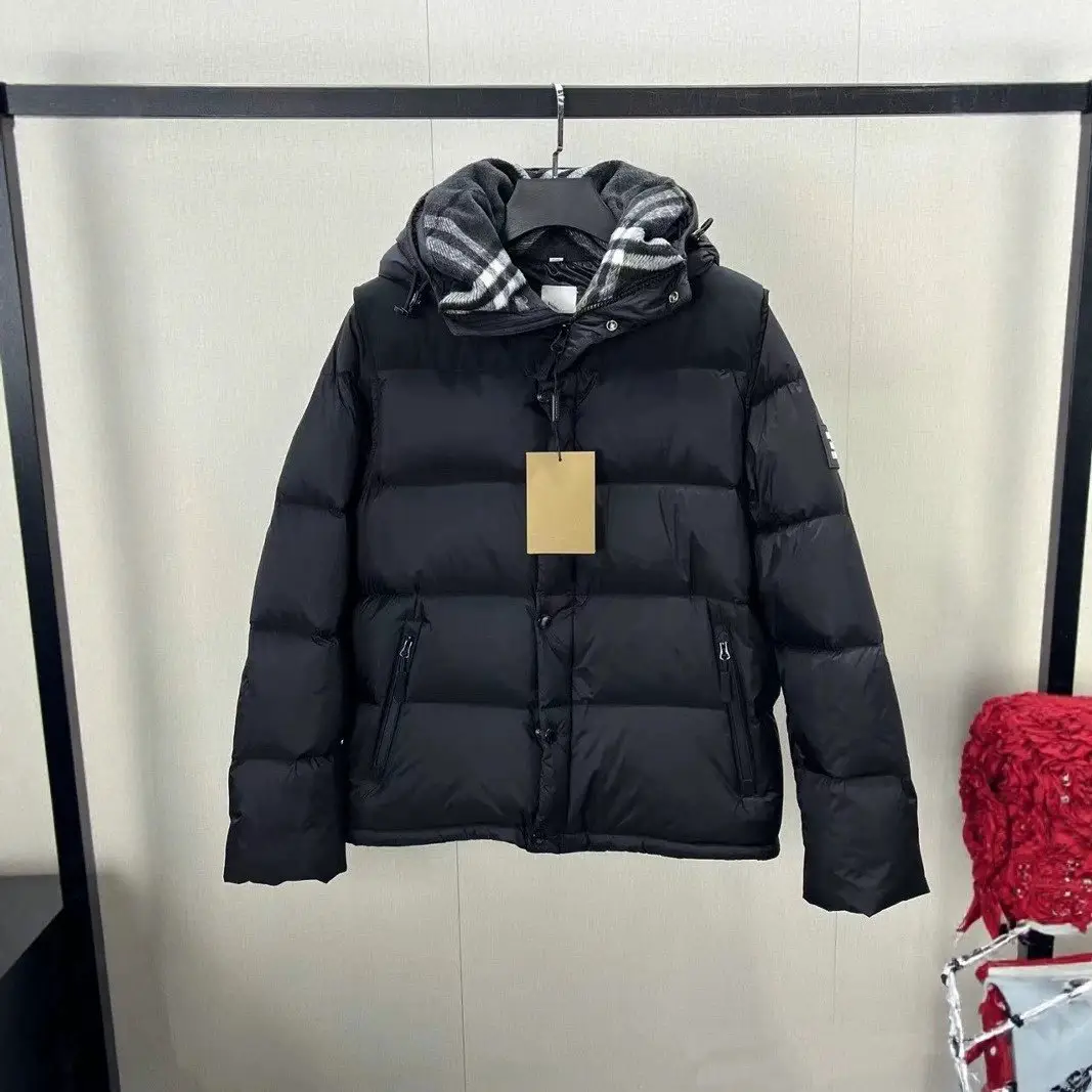 B's double sleeved detachable vest down jacket