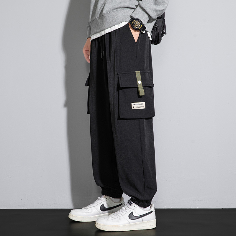 New Arrival plus size Men's Workwear Casual Pants Multi-Pocket Pants Men's Autumn and Winter Loose Trousers Trendy Brand