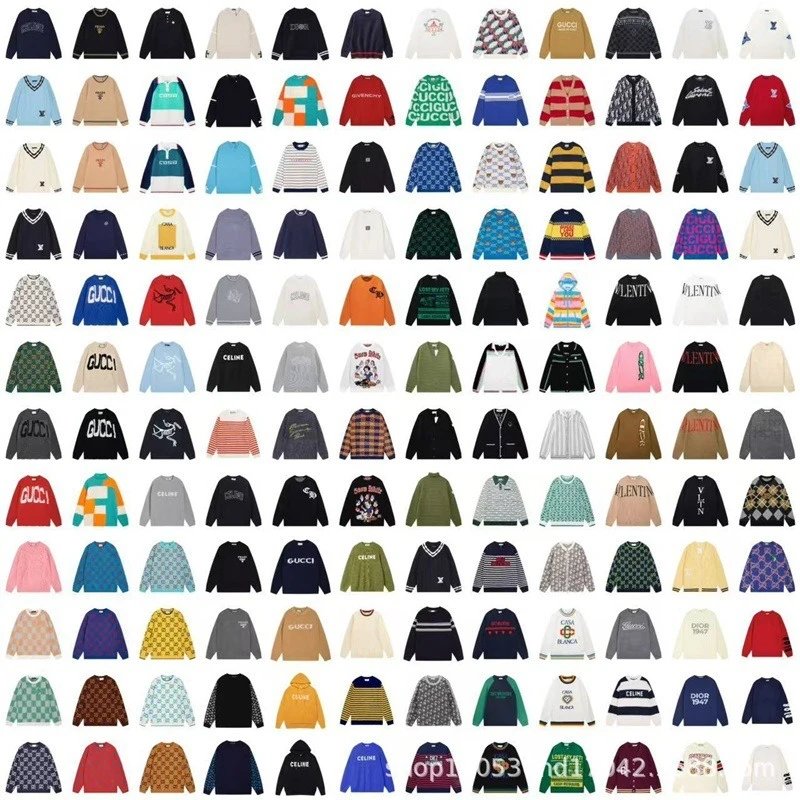 2025 Fall Winter Logo Full Logo Crewneck Knit Sweater Top