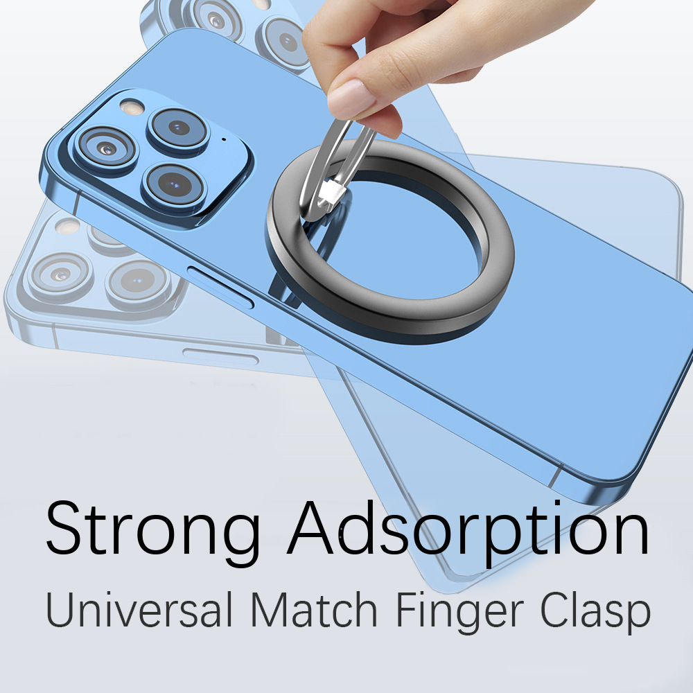 Cross-border explosions e-commerce magsafe magnetic mobile phone bracket arbitrary folding adjustment metal zinc alloy bracket